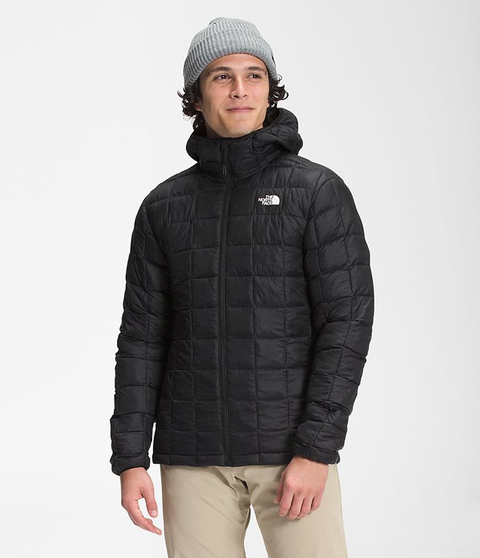 The North Face Puffer Jacket ThermoBall™ Eco Hoodie Black - Mens - Thailand OTXKR-0571